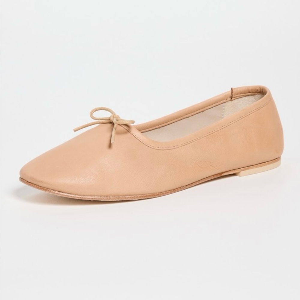Freda Salvador Roma Ballet Flats Camel NEW - Picture 2 of 6